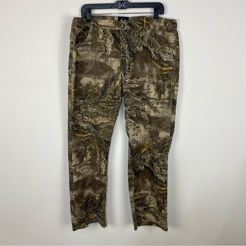 Realtree camo straight leg pants grunge trendy streetwear